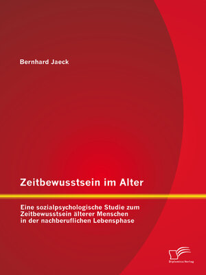 cover image of Zeitbewusstsein im Alter